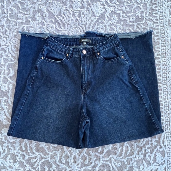 Missguided Wide Leg Palazzo Jeans - Picture 5 of 13